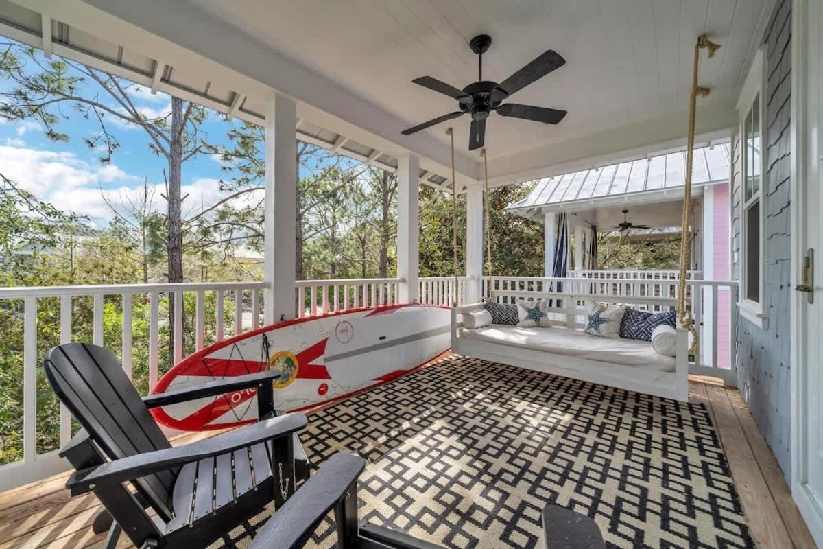 Villa The Birdhouse In Luxury Watercolor Brand New 6 Seat Golf Cart à Santa Rosa Beach Extérieur photo
